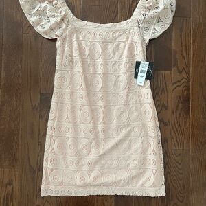 Women’s summer dress. Perfect for wedding or baby/bridal shower Light peach/nude